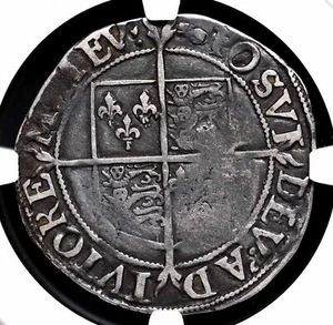 ENGLAND. Elizabeth I. 1558-1603. Hammered Silver Shilling, S-2577, NGC F15 - Picture 1 of 4