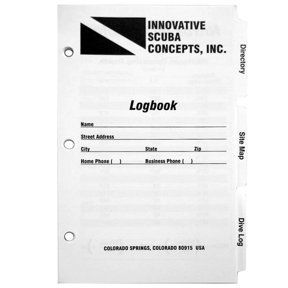 Innovative 3-Ring Log Book Replacement Pages 58 Page - Image 1 of 1