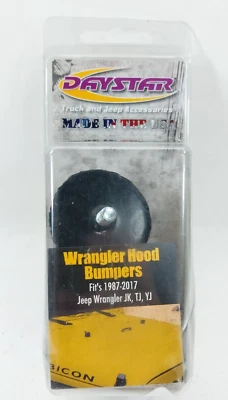 Parachoques de capó Daystar, Jeep YJ Wrangler, negro, se adapta a YJ, TJ y JK 1987 a 2017 Foto 1 de 4