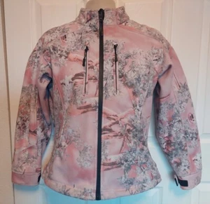 Guides Choice Pink Shadow Camo Heavy Weight Size Small Womens Full Zip Jacket  - Picture 1 of 17