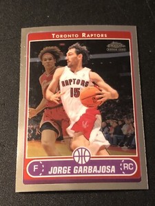 2006-07 Topps Chrome Jorge Garbajosa #166 Rookie RC