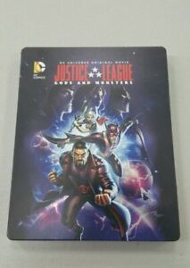 Justice League: Gods and Monsters Blu-ray/Dvd 2015 Target Steelbook Oop