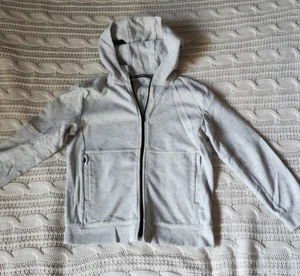 GAP Teen Gray Zip Up Hoodie Sweatshirt Lightweight Zippered Pockets Boys Size 10 - Picture 1 of 10