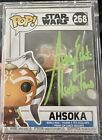 Funko Pop Star Wars Ahsoka Tano Autographed By Ashley Eckstein With Quote