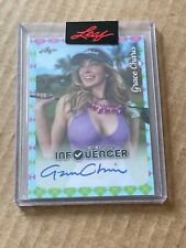 2023 Leaf GRACE CHARIS Autographed AUTO Signed PRINT RUN 1,347 Limited Edition #