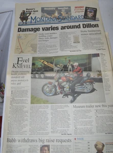 Vintage Montana Standard July 27, 2005 Evel Knievel Days with Program - Picture 1 of 2
