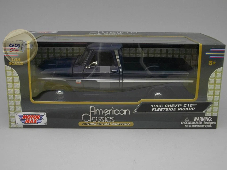 Chevrolet C10 Fleetside (1966) - Motormax 1:24 - MX73355BL - Immagine 1 di 1