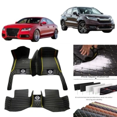 For Nissan Frontier Custom Liner Carpets All Weather Car Floor Mats 1998-2024 - Imagem 1 de 4