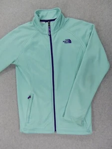 The North Face Full Zip Midweight Jacket (Girl's XL - 18) Aqua - Picture 1 of 5