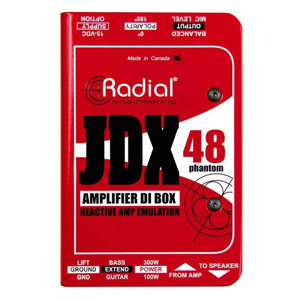 Radial JDX 48 Guitar Amp Direct Box - Image 1 of 1