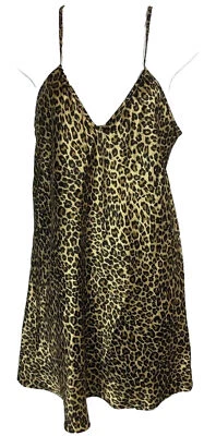 Muñeca bebé con estampado de guepardo satinado talla MD vintage Kristine Tyler íntima Foto 1 de 4