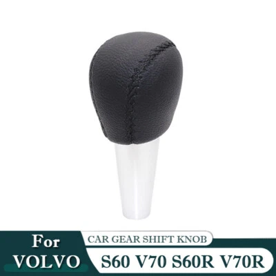 Perilla de cambio de marchas automática AT negra para Volvo S60 V70 T5 S60R V70R 2004-2007  Foto 1 de 4