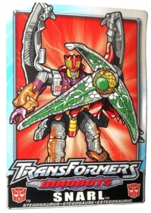 TRANSFORMERS armada Dinobots SNARL 2002 Sticker complete trading card - Picture 1 of 2