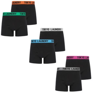 Tokyo Laundry Boxer Shorts Men's 2 Pack Boxers Elastic Stretch Cotton Underwear - Picture 1 of 16