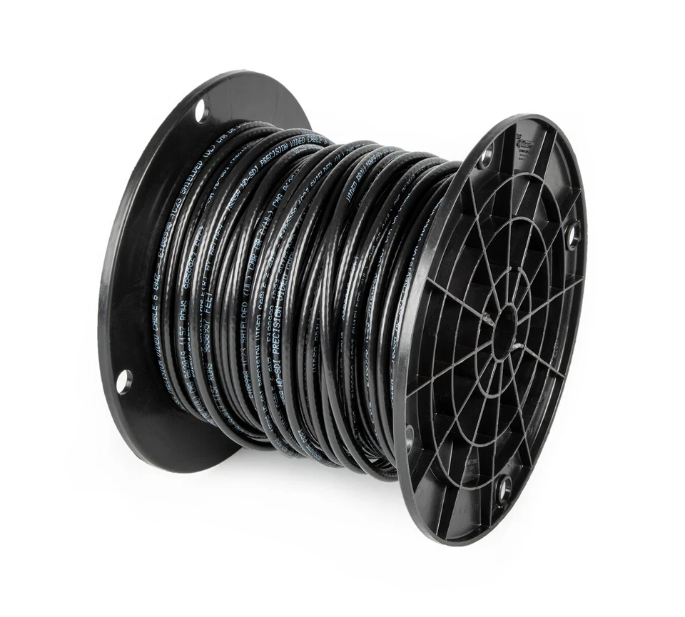 Fio Belden 1855A-200-BLACK 200' RG-59/U 23AWG, preto - Imagem 1 de 1