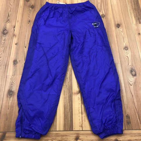 Vintage Turbo Zone Purple Kansas Wildcats Windbreaker Track Pants Adult L Cover