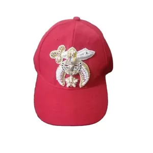 Gorra Shriner Regalia Masónica Color Rojo con Hermosamente Bordada a Mano - Imagen 1 de 5