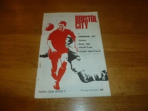 Programa BRISTOL CITY - 1966/1967 Temporada - No 22 - Fecha 25/03/1967 - Birmingham - Imagen 1 de 4
