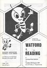 Watford v Reading. League Cup Round 1 Replay. 1977-1978