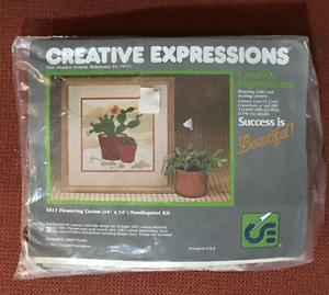 Kit de punta de aguja Creative Expressions 1982 floración cactus #3817 sin abrir EE. UU. - Imagen 1 de 4