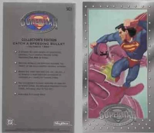 Rare 1994 SkyBox DC Superman The Man of Steel Platinum Series Promo Card #SC1 NM - Picture 1 of 1