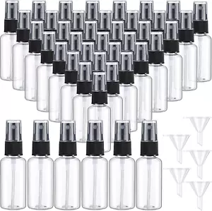 100 Pcs Mini Clear Spray Bottles 1 Oz Plastic Empty Travel Bottle Fine Mist Smal - Picture 1 of 12