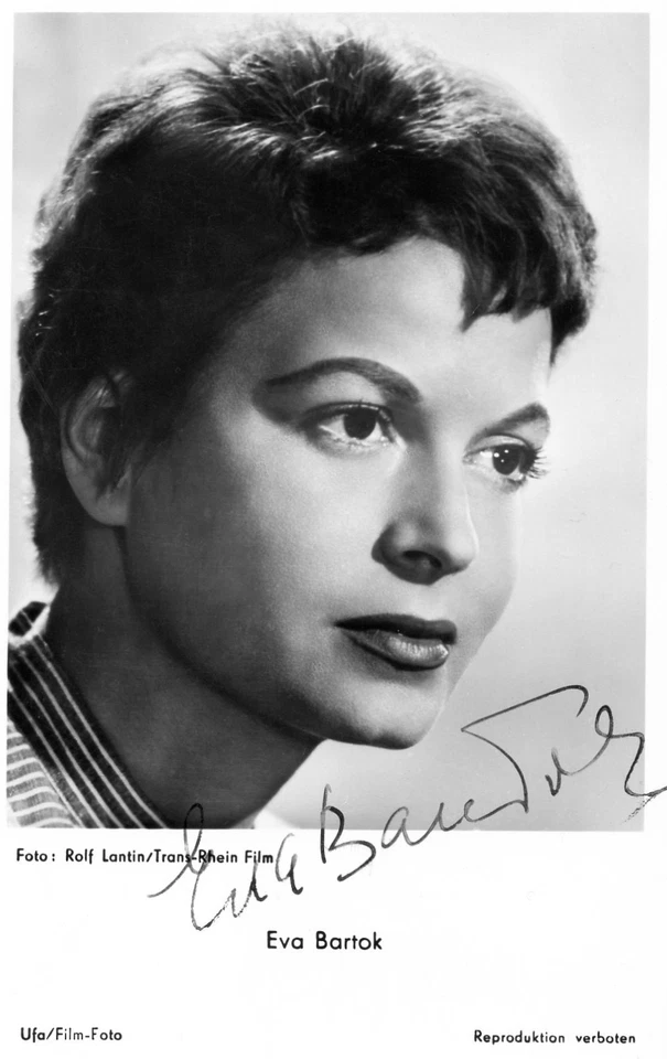 Eva Bartok+- original signierte UFA Karte FK 1356 - Bild 1 von 1