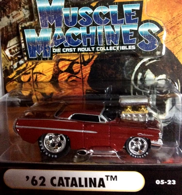  Muscle Machines 1962 Pontiac Catalina 1/64 DIECAST -- 62 Catalina  - - Image 1 of 3