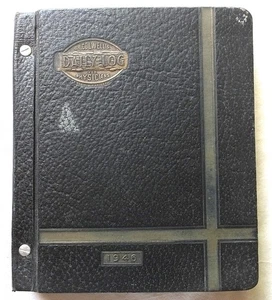 vintage 1946 PHYSICIANS DAILY LOG BOOK HAL C. DOUGLASS M. D. FORT WORTH TEXAS - Picture 1 of 11