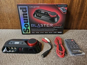 Creative SoundBlaster Omni Surround 5.1 USB Sound Card w Headphone Amp (SB1560) - Picture 1 of 9