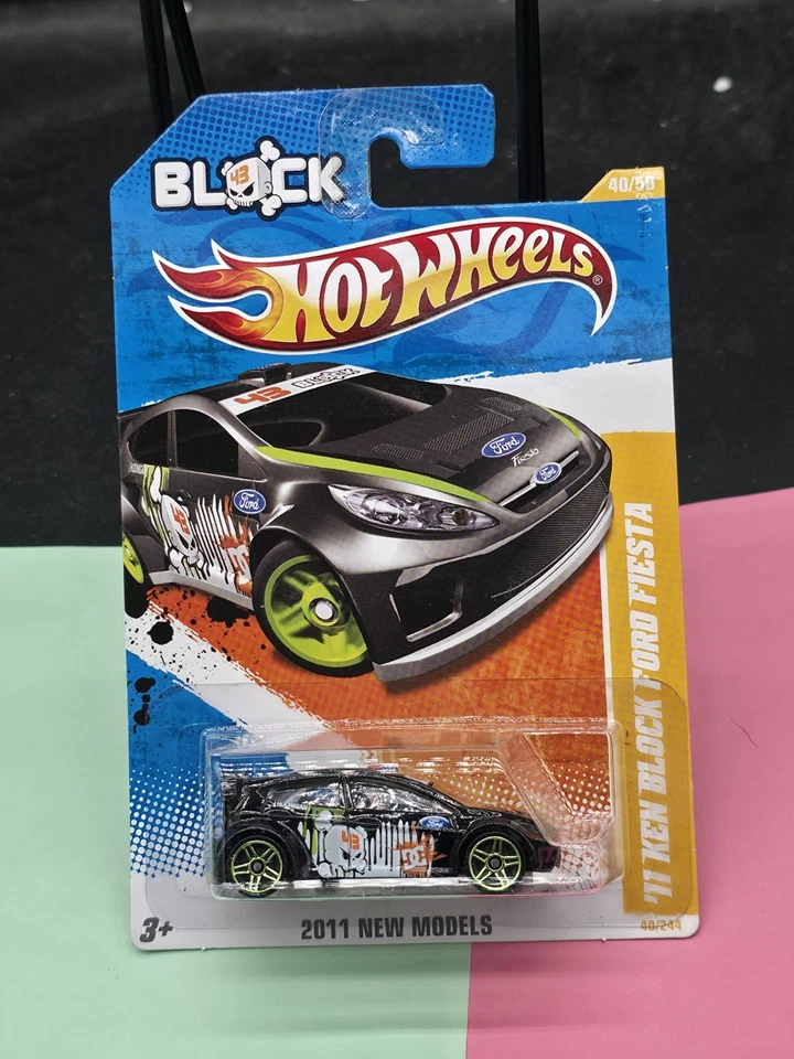 2011 Hot Wheels 11 Ken Block Ford Fiesta Black #40/244 - Image 1 of 2