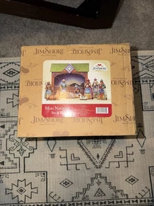 Jim Shore Mini Weihnachtskrippe 10-teiliges Set 4008789 - Bild 1 von 2