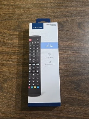 Universal Remote Control For Most LG TV's Insignia NS-RMTLG21 Replacement - Image 1 of 4