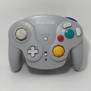 Nintendo GameCube WaveBird Grau Wireless Controller (ohne Empfänger) Gebraucht / Getestet - Bild 1 von 4