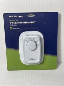 New White Rodgers Heating Dial Single Pole Line Voltage Baseboard Thermostat - Picture 1 of 5