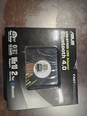 Asus - USB-BT400 - Wireless Network USB 2.0 Bluetooth 4.0 Adapter Dongle Win 10 - Image 1 of 3