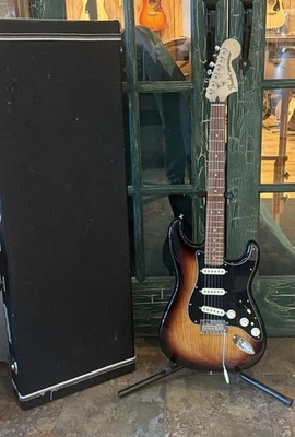 Fender Deluxe Mexican Stratocaster Electric Guitar in Sunburst W/Gator Hard Case - Image 1 of 4