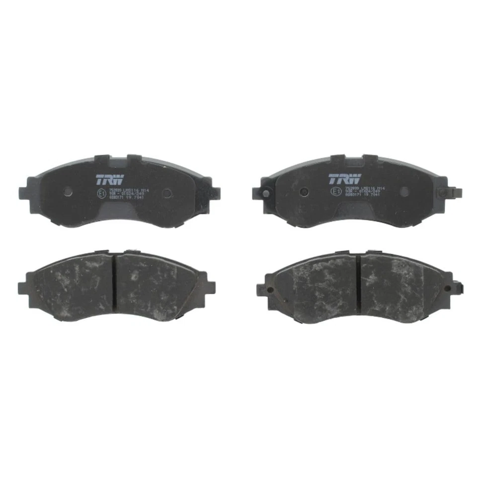 TRW GDB3171 — передняя ось — комплект дисковых тормозных колодок, 1 блок — 1 набор из 4 колодок - Изображение 1 из 4