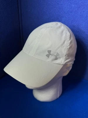 Under Armour女式运动帽白色可调节聚乙烯轻便跑步帽 — 第 1/4 张图片