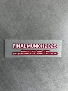 Patch Match Details Finale PSG Inter UCL Champions League Thermoaufkleber - Bild 1 von 2