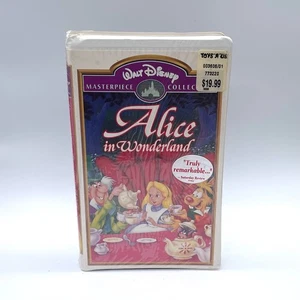 Alice in Wonderland VHS 1999 Disney Video Tape Masterpiece Clamshell SEALED - Picture 1 of 3