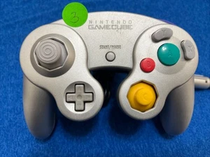 OEM Nintendo GameCube Controller  Silver Platinum Official Joystick - Picture 1 of 15