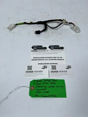 Dodge Ram 1500-3500 2003 volante control de crucero arnés de cableado 56000919 Foto 1 de 4