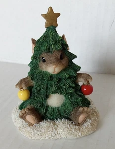 CHARMING TAILS " Oh Machenzie Tree " Weihnachtsmaus Figur von Fitz and Flyod - Bild 1 von 6