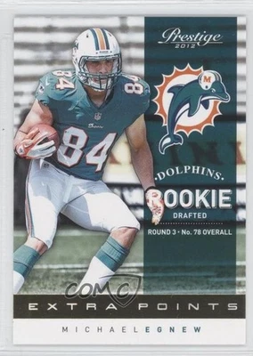 2012 Playoff Prestige Rookie Extra Points Gold Michael Egnew #266 Rookie RC - Image 1 of 2