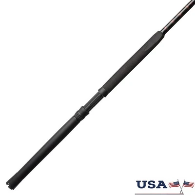 Durable 6'6" Medium Heavy Conventional Fishing Rod Saltwater Boat Angling New - Image 1 of 4