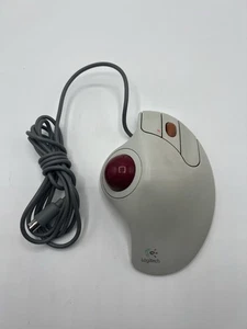 Logitech TrackMan Marble Plus T-CL13 Computer Mouse P/N: 804269-0000 - Picture 1 of 3