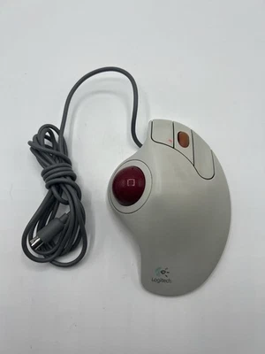 Logitech TrackMan Marble Plus T-CL13 Computer Mouse P/N: 804269-0000 - Image 1 of 3