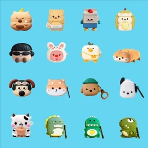 Pour AirPods 4ème Génération 2024 Pro 1/2 Mignon 3D Cartoon Étui Antichoc Housse de Charge - Photo 1 sur 40