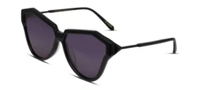 KAREN WALKER One Hybrid cat-eyed women's sunglasses UV Protection BLACK-62 mm - Picture 1 of 13